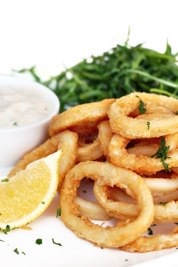 stekt calamari fotografering för bildbyråer stekt calamari fotografering för bildbyråer