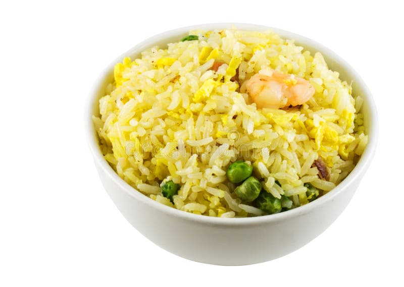 Stekt rice arkivfoton