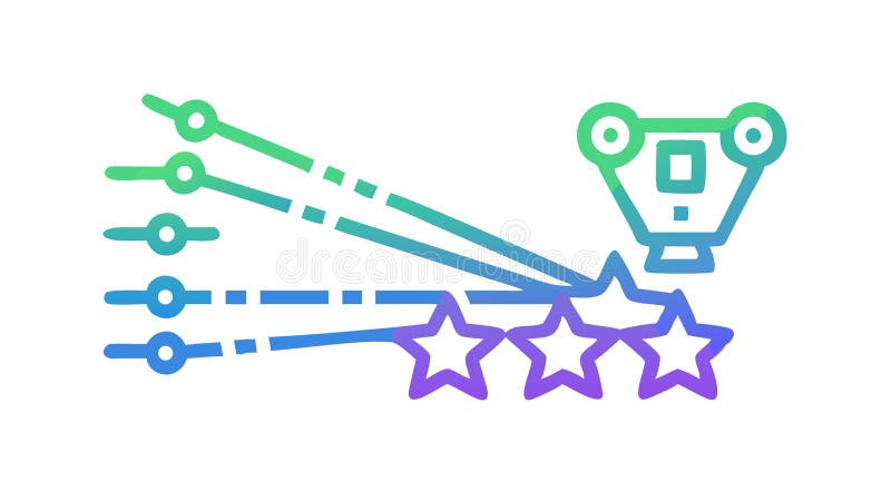 Stellar Performance Ratings: Achieving Excellence and High Quality Standards, vector design Generative AI vector illustration