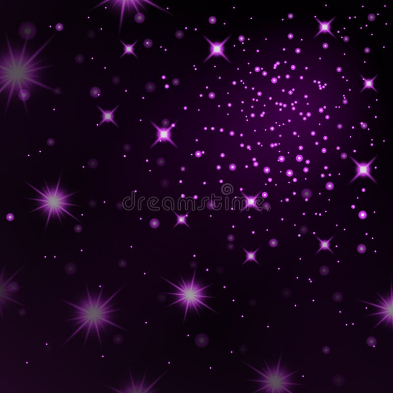 Stelle leggere su fondo nero illustrazione di stock Stelle leggere su fondo nero illustrazione di stock