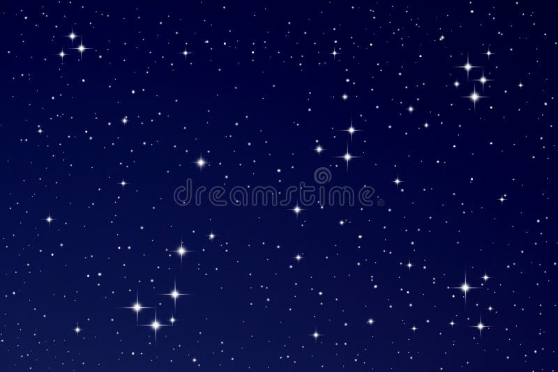 Stelle nel cielo notturno fotografie stock libere da diritti Stelle nel cielo notturno fotografie stock libere da diritti