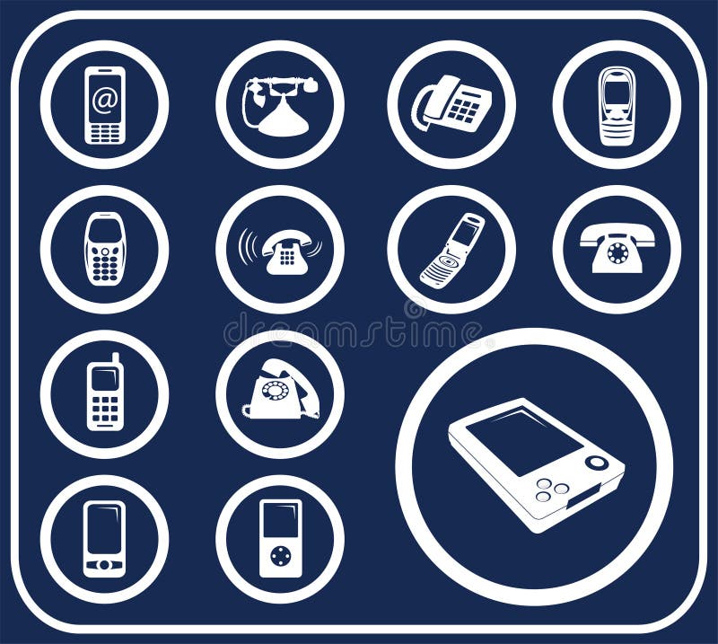 Set buttons - 134_D. Phones. Phones, mobiles, cellphones and other electronic devices for communication. Set buttons - 134_D. Phones. Phones, mobiles, cellphones and other electronic devices for communication
