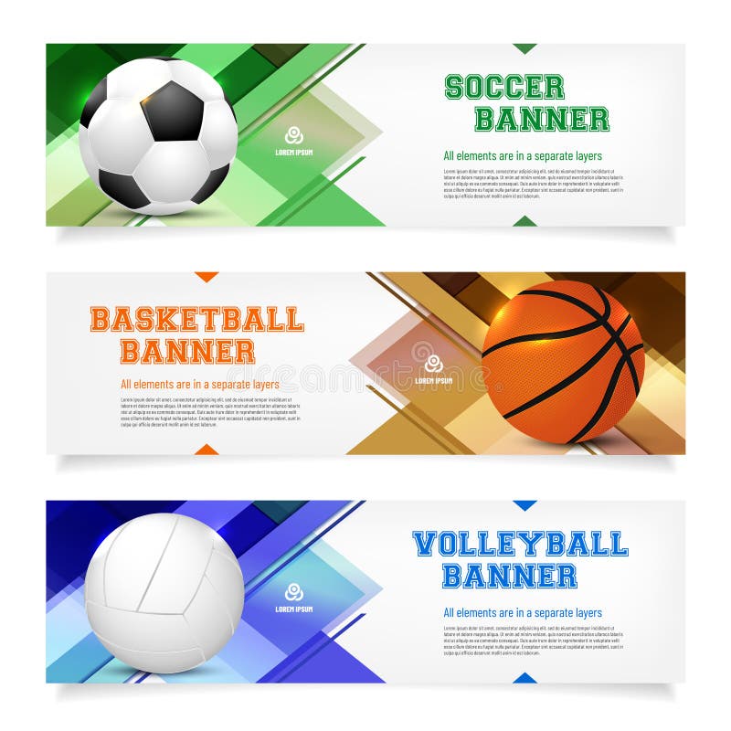 Stellen Sie von den Sportfahnenschablonen mit Ball- und Beispieltext ein lizenzfreie abbildung Stellen Sie von den Sportfahnenschablonen mit Ball- und Beispieltext ein lizenzfreie abbildung
