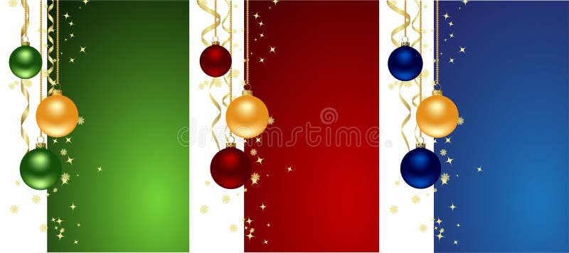 Stellen Sie Weihnachtshintergründe ein vektor abbildung Stellen Sie Weihnachtshintergründe ein vektor abbildung