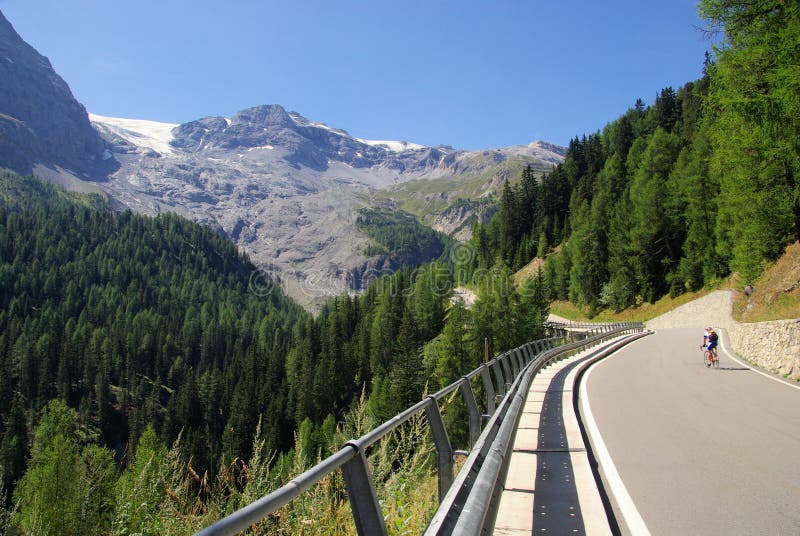 Atropellar, montana carreteras en Alpes.