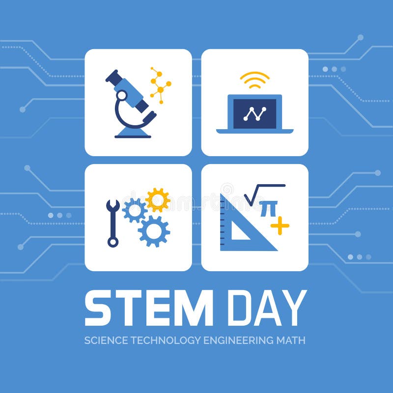 STEM day promotional design