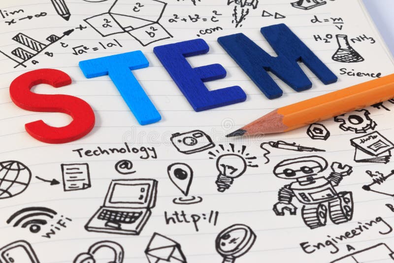 STEM education. Science Technology Engineering Mathematics. royalty free stock photos