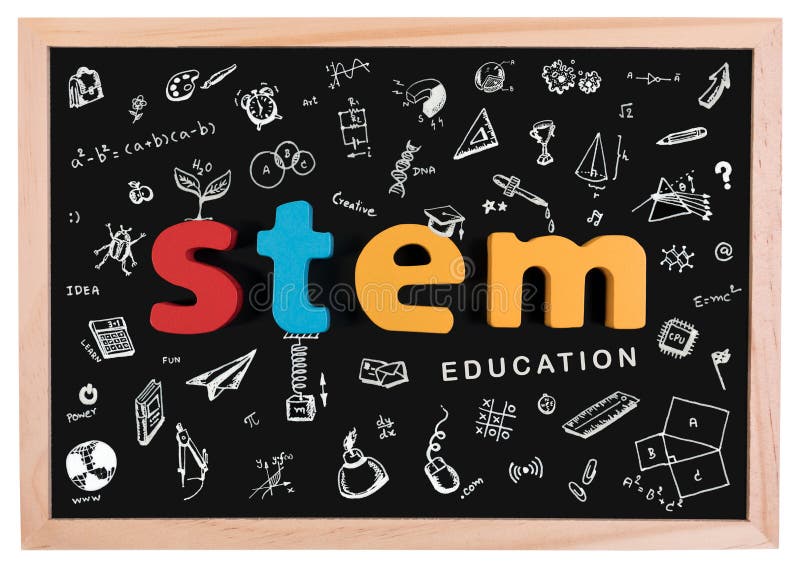 STEM Education. Science Technology Engineering Mathematics. STEM royalty free stock photos