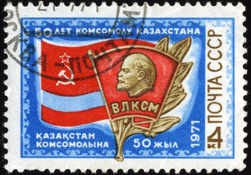 Stamps isolated on blacke background,Russia. Stamps isolated on blacke background,Russia.