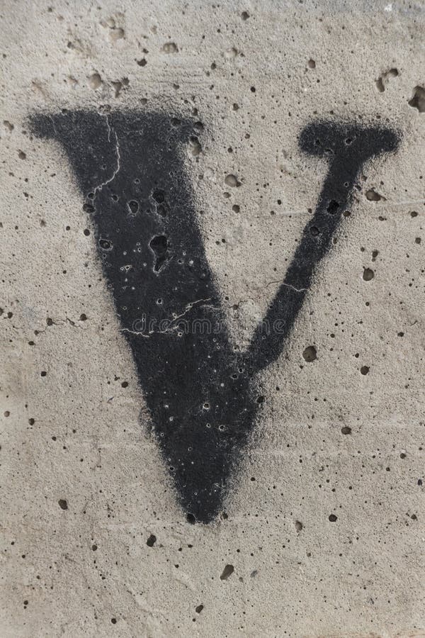 Stencil Letters in Spray Paint Stock Photo Image of wall, street