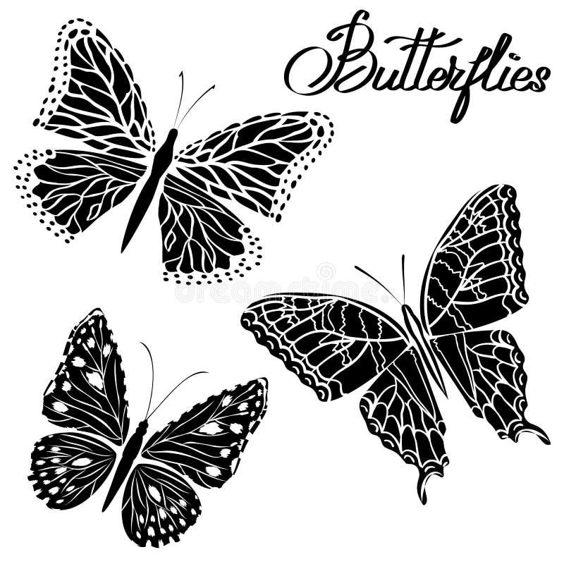 Butterfly Stencil Images – Browse 3,871 Stock Photos, Vectors, and