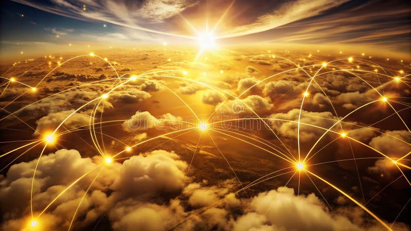 Retrospective Vision Modern CloudNative Networking Infrastructure for Scalable Agile Applications stock illustration