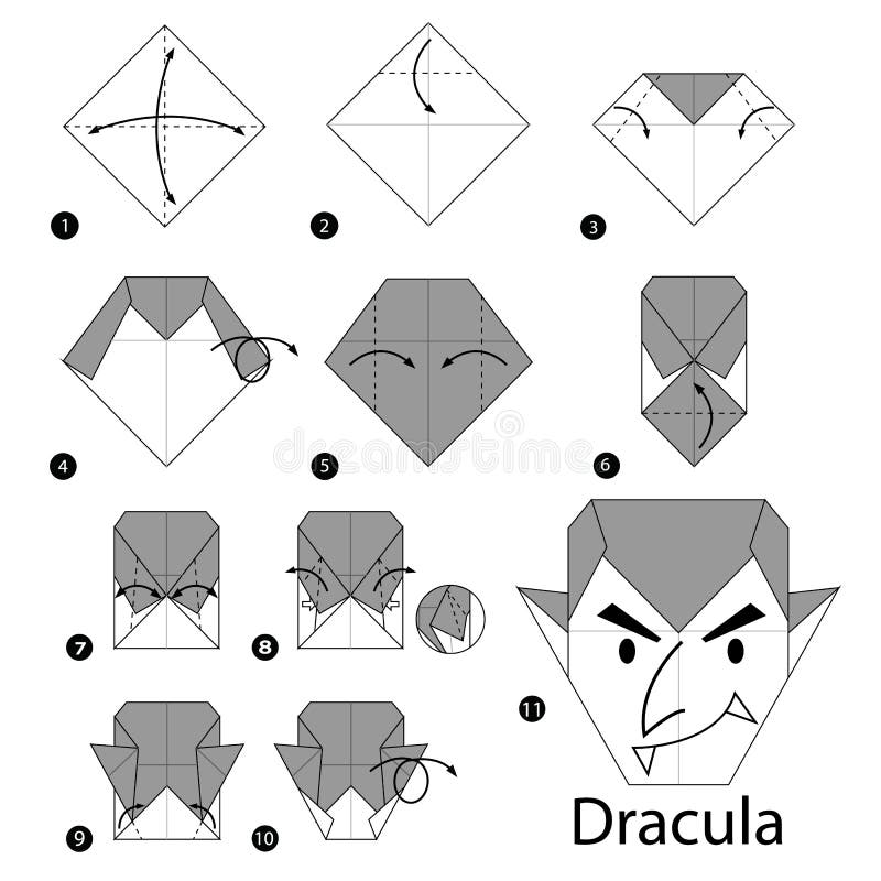 Very EASY Origami Vampire Teeth FOR BEGINER - Yakomoga Easy Origami 