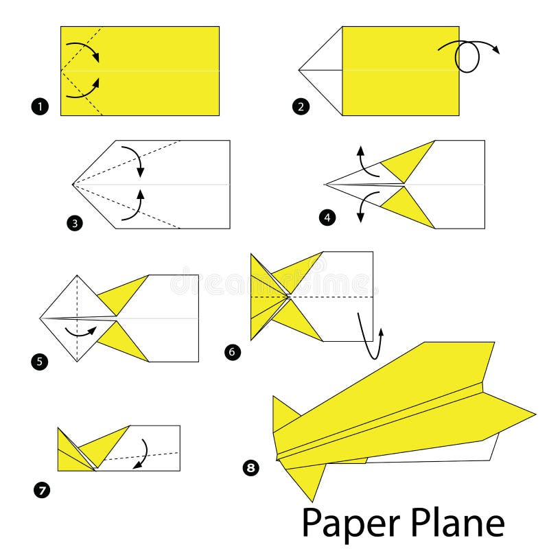 Download Step By Step Instructions How To Make Origami A Plane ...