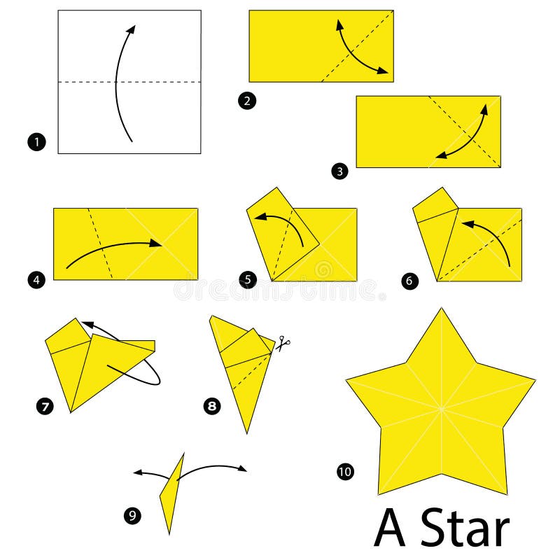 Star Origami Stock Illustrations – 18,273 Star Origami Stock