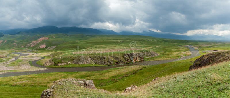 Steppe Kazakhstan, Trans-Ili Alatau, plateau Assy