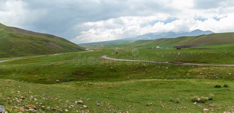 Steppe Kazakhstan, Trans-Ili Alatau, plateau Assy