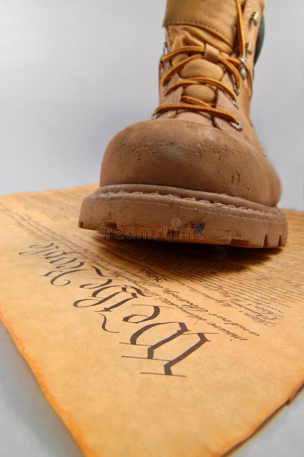 Stepping on the Constitution