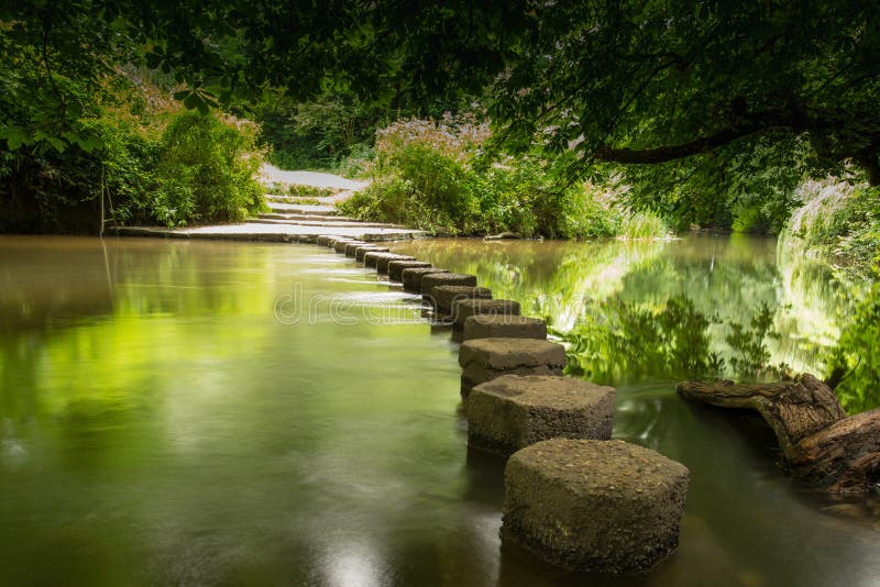 Stepping stones Boxhill, Surrey, England g