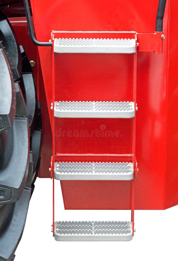 Tractor steps ladder stock image. Image of steps, cabin 107026855