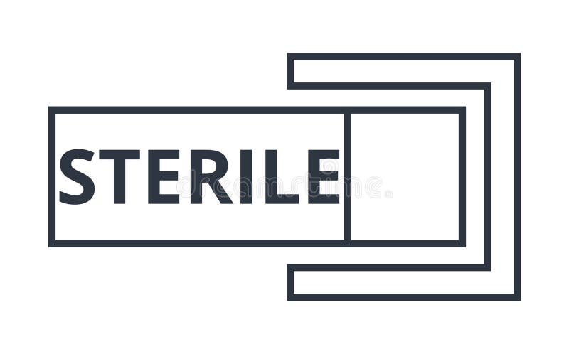 Sterile Fluid Path Symbol. Graphical Symbols for Medical Devices Stock ...