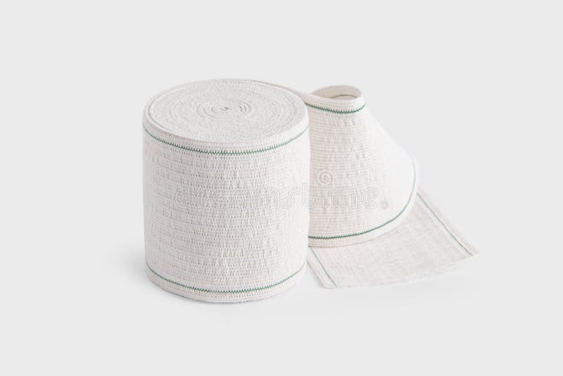 Sterile Medical Bandage Roll for Broken Bone or Release Pain. Elastic