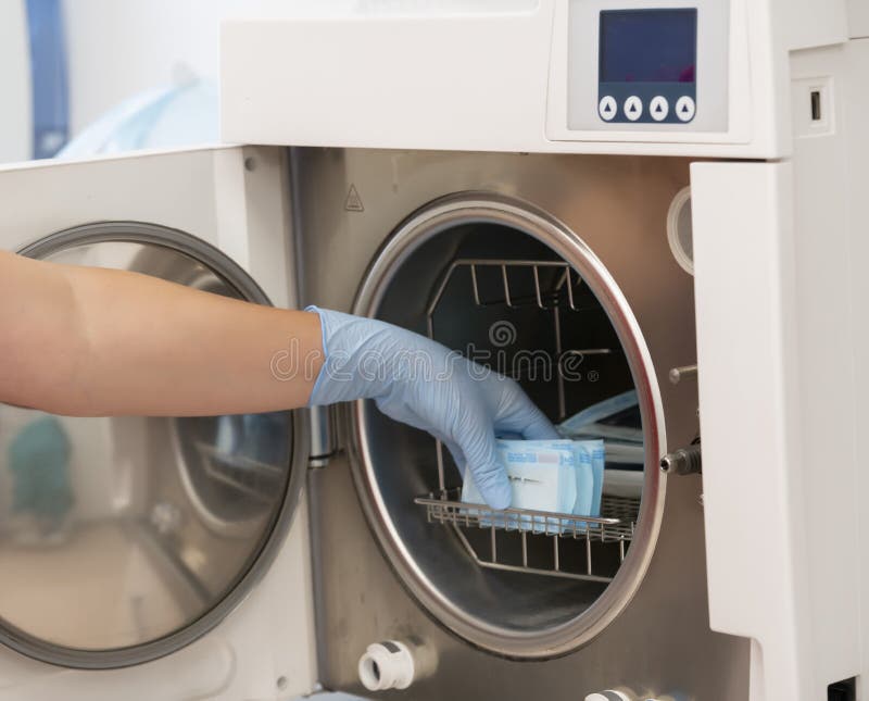 Sterilization of Dental Tools Stock Image Image of dental, disinfect 196944001