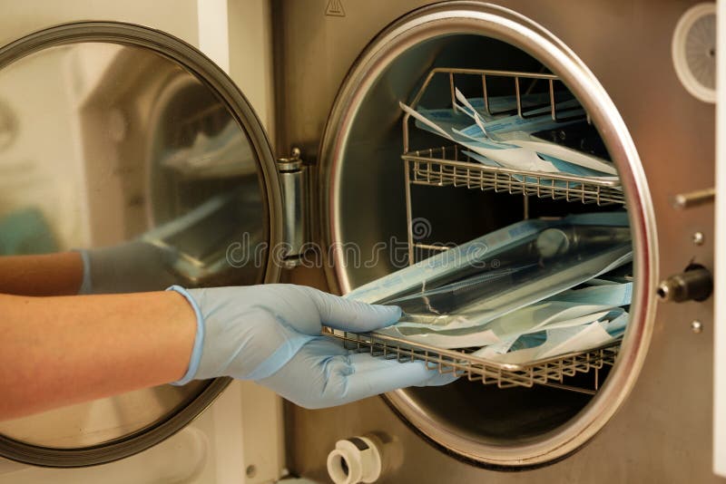 Sterilization of Dental Tools Stock Image Image of clean