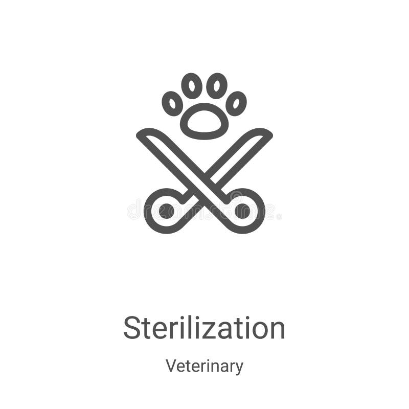 Linear Sterilization Icon from Cleaning Outline Collection. Thin Line Sterilization Vector