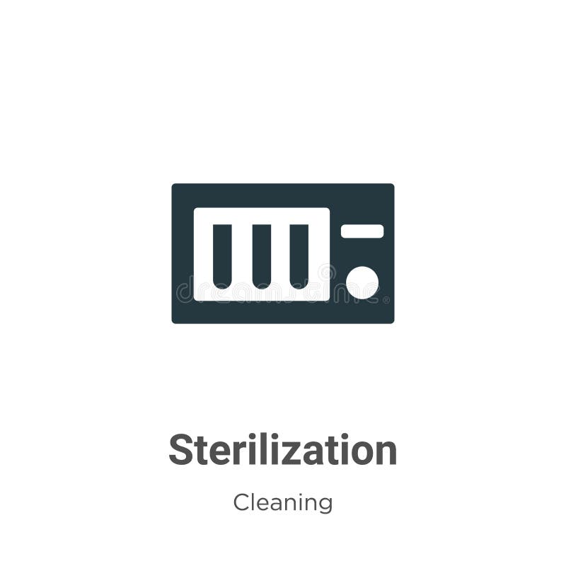 Sterilization Icon. Trendy Flat Vector Sterilization Icon On White Background From Cleaning