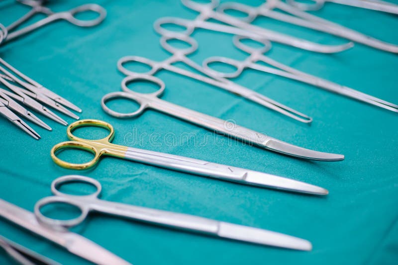 Sterilized Surgery Instruments Stock Photo - Image of modern, equipment ...