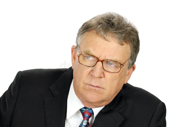 Stern Businessman stock photography Stern Businessman stock photography