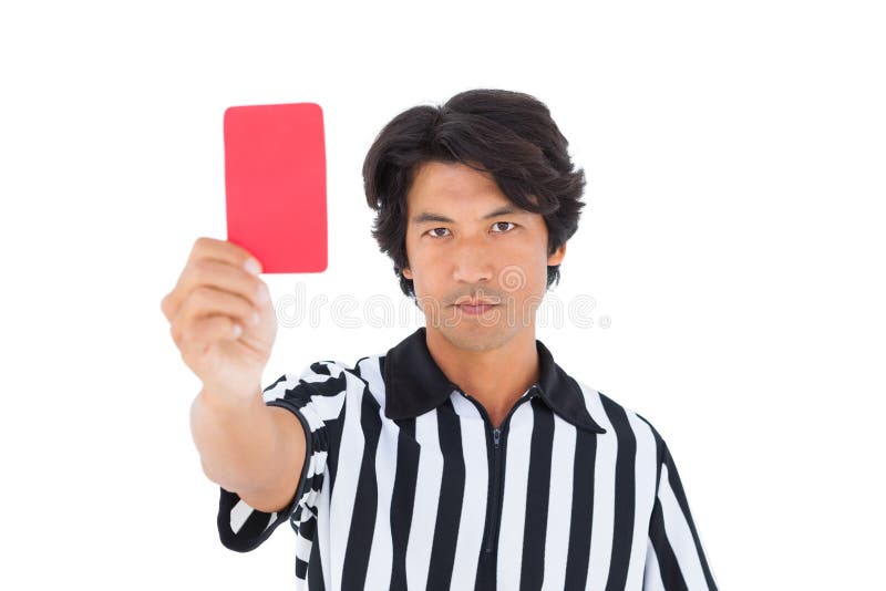 Red Card Stock Photo