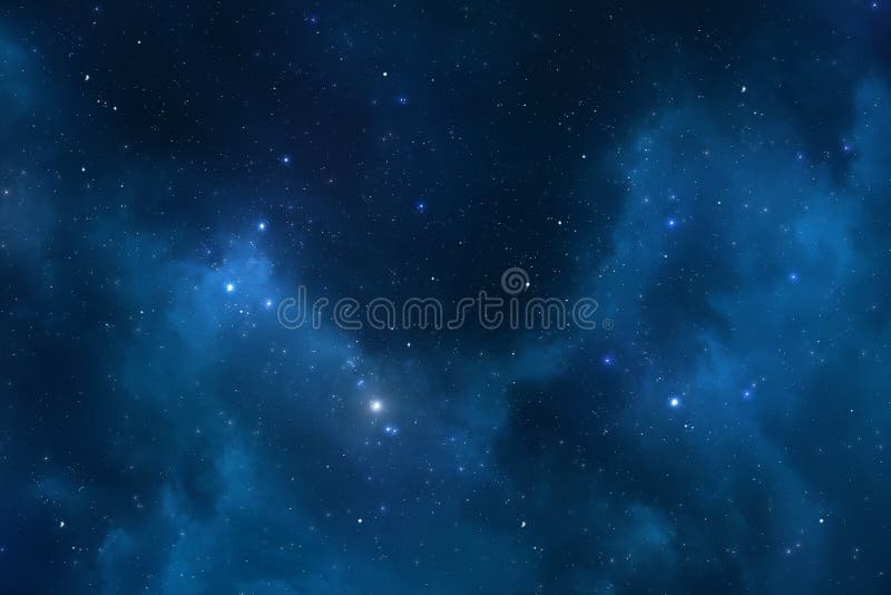Sternenklarer Raumhintergrund des nächtlichen Himmels