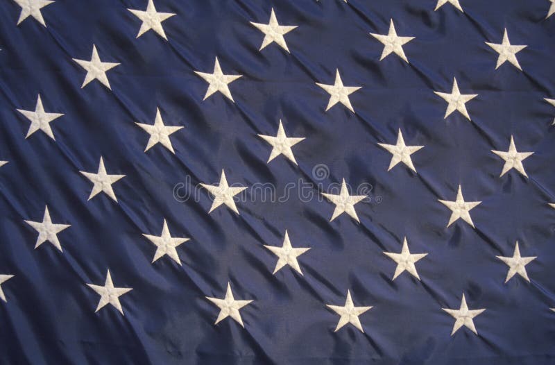 Sterren op een Amerikaanse Vlag stock foto's Sterren op een Amerikaanse Vlag stock foto's