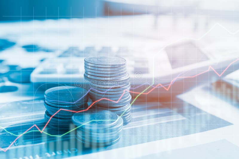 Sterta menniczy pieniądze z raport bankowością z zysku wykresem zapas i finanse zdjęcia royalty free Sterta menniczy pieniądze z raport bankowością z zysku wykresem zapas i finanse zdjęcia royalty free