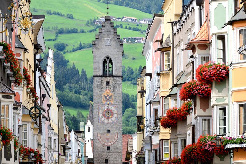 A typical town in Alto Adige, Italy. A typical town in Alto Adige, Italy