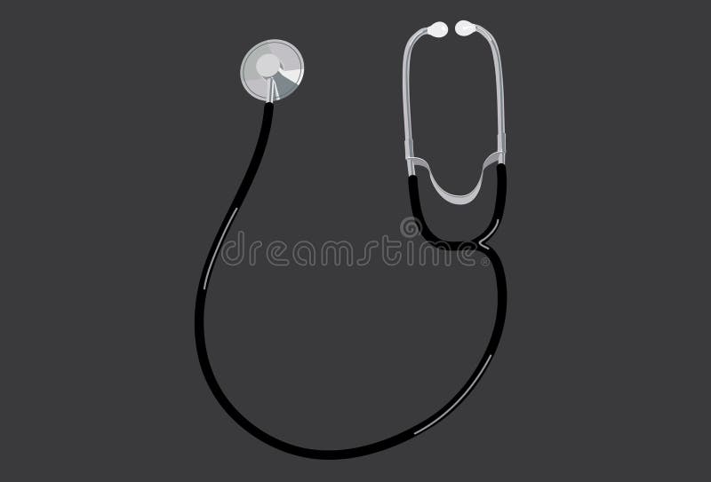 Download Stethoscope stock vector. Illustration of paramedic, diagnose - 14691102