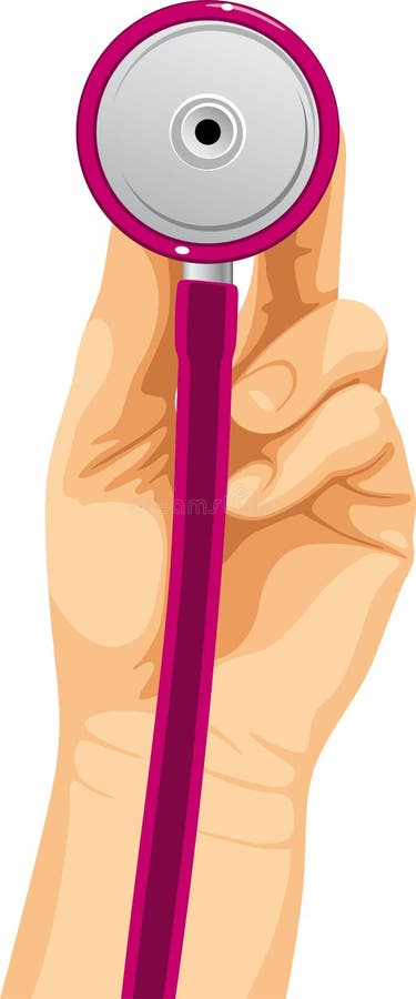 STETHOSCOPE stock illustration
