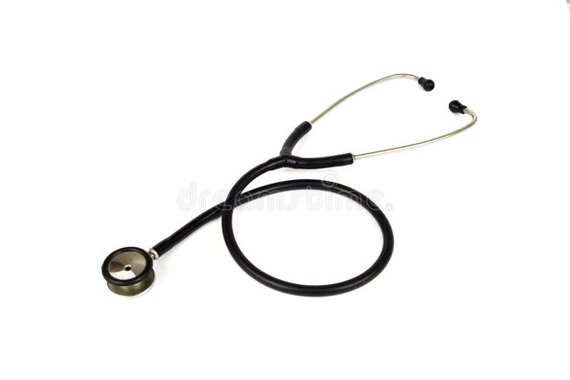 Medical Stethoscope stock image. Image of flexable, steel 319683