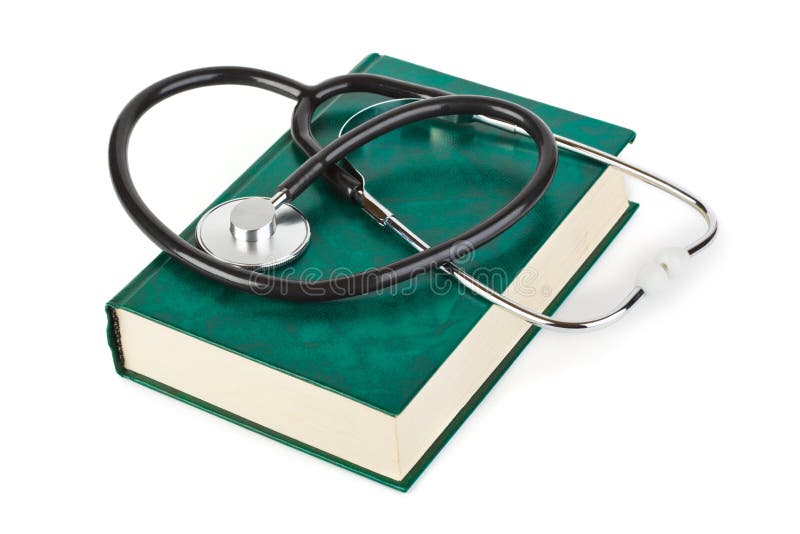 Stethoscope and book stock photo. Image of idea, dictionary 11962958
