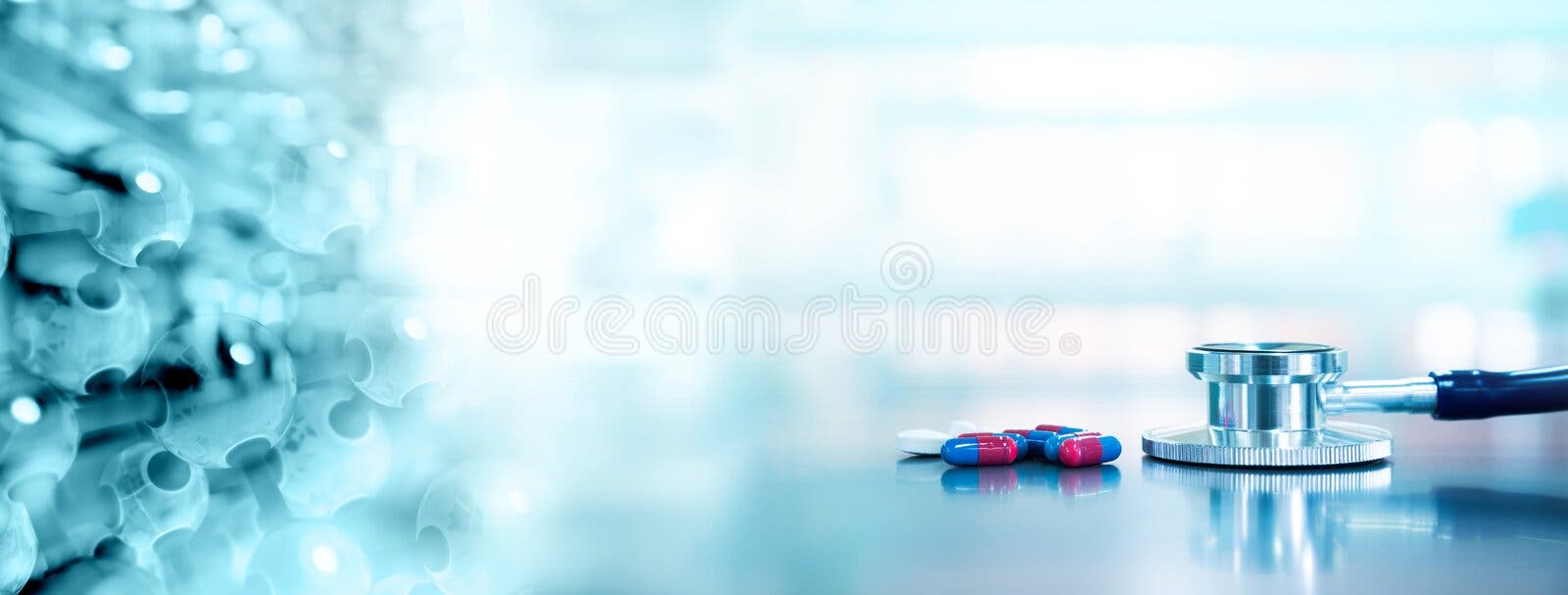 https://thumbs.dreamstime.com/b/stethoscope-doctor-diagnosis-capsule-drug-molecular-chemistry-structure-blue-health-science-laboratory-banner-196596604.jpg?w=1600