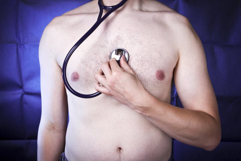 Stethoscope exam stock photo. Image of chest, hartbeat 19851024