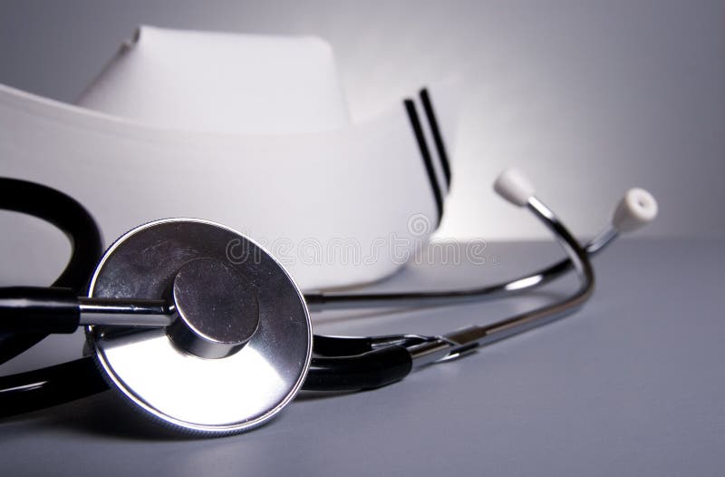 Stethoscope with nursing cap