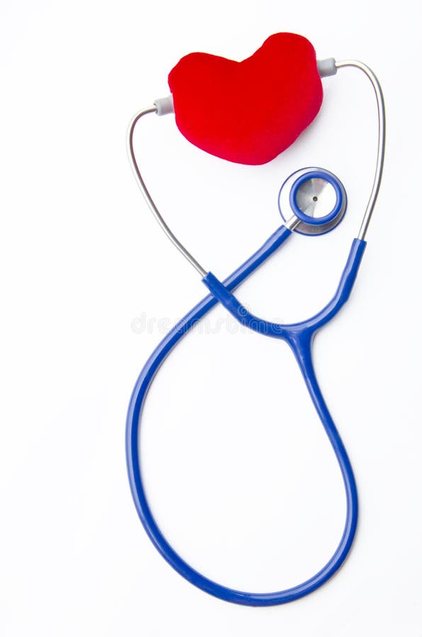 Stethoscope and red heart stock photo. Image of diagnostic 38911376