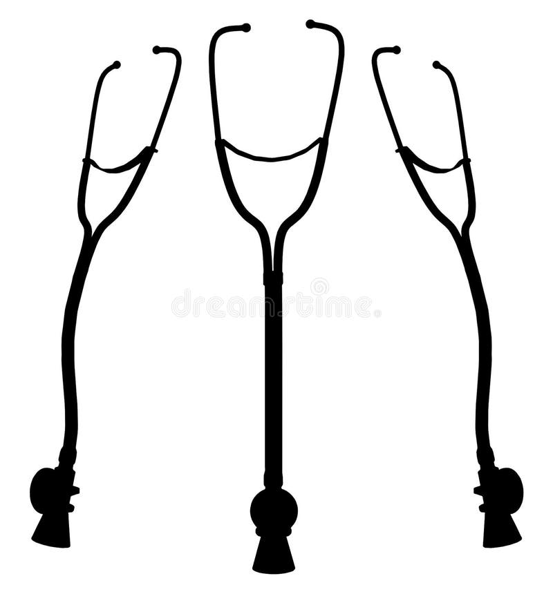 Stethoscope Vector 01 royalty free illustration