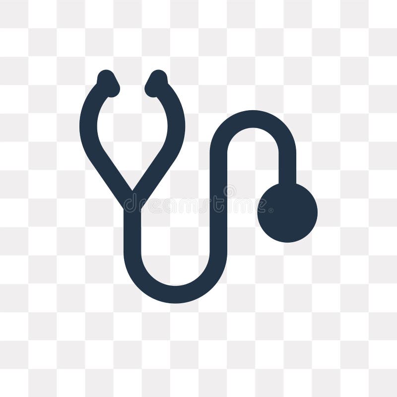 Stethoscope logo template on transparent background PNG - Similar PNG
