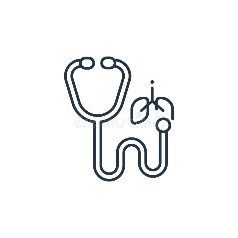 Stethoscope Icon. Filled Stethoscope Icon for site Design and Mobile