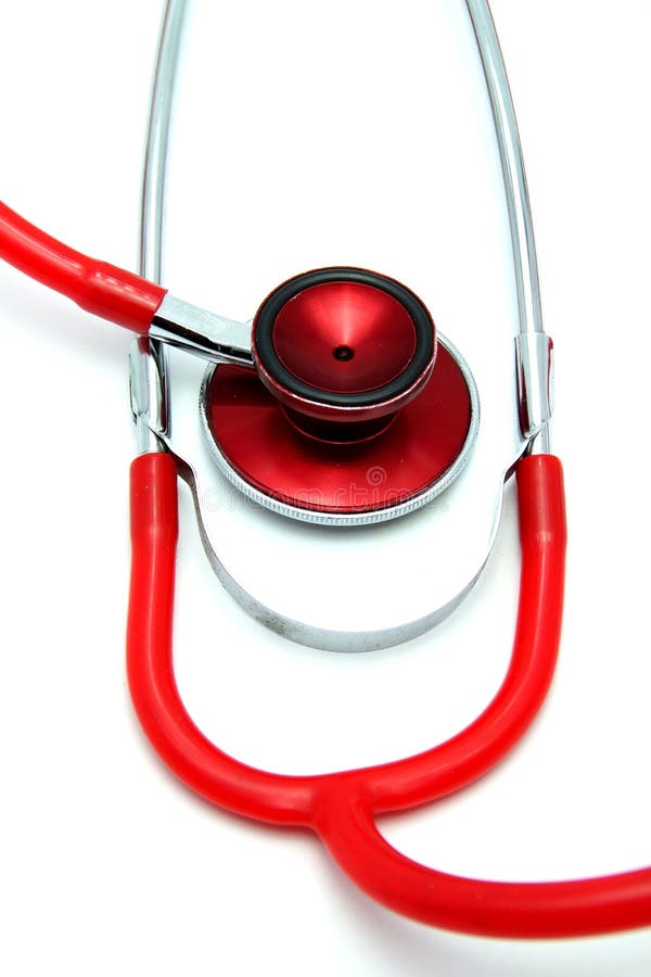 Stethoscope White Background Stock Image Image of objects, reading