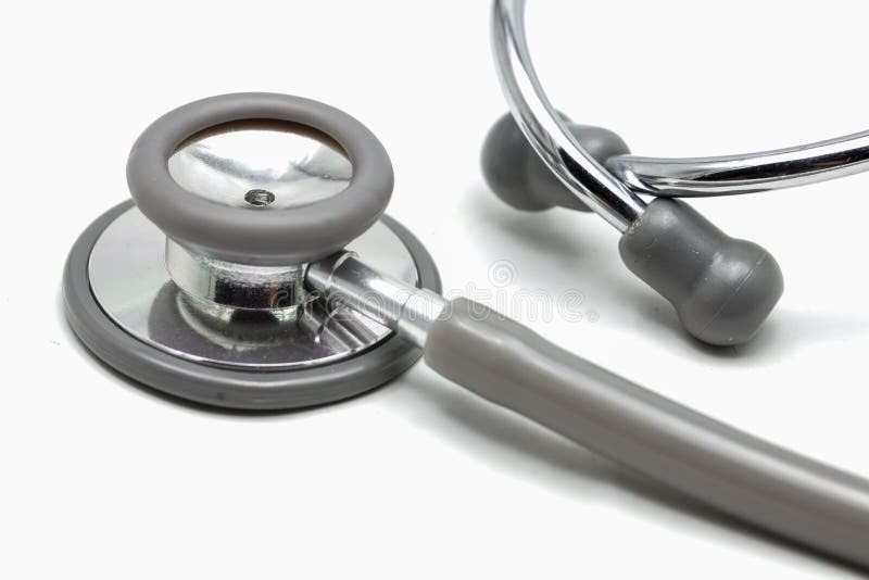 Stethoscope On White Background Stock Image Image of healthcare